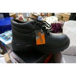 A selection of Work Tough Safety Footwear with steel toe caps ranging from sizes 7-11 (approx 13