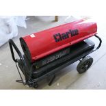 A Clarke XR80 20.5kw Parafin / Diesel Space heater.