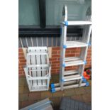 Aluminium folding ladders and similar step (2)