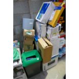 A large mixed collection office realted items to include, Brother fax-2940, A4 paper,