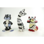 Lorna Bailey set of 3 cats.