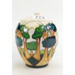 Moorcroft Day Break Lidded Pot Trial piece 5-1-17 14cm high