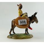 Beswick figure of lady on Donkey ''Susie Jamaica'' 1347