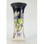 Moorcroft vase in the Trefoil Design by Nicola Slaney.