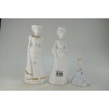 Spode Pauline Shoan figures Alexandria and Emily,