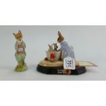 Royal Doulton bunnykins tableau figure Bath Night DB241,