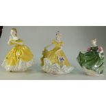 Royal Doulton Ninette HN2379, The Last Waltz HN2315,