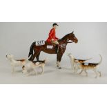 Beswick Huntsman 1501, Fox Hound 2262, 2263,