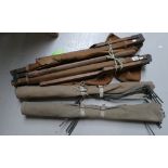 A collection of 3 army issue WW2 camp beds(3)