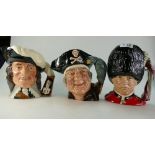 Royal Doulton large character jugs Long John Silver D6345,