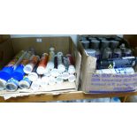 A collection of trade items to include Everflex, Everbuild and Sudall Silicone, expanding foam,
