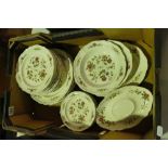 A collection of Wedgwood Charlecot design dinner plates, side plates,