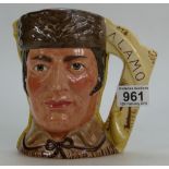 Royal Doulton large limited edition two sided character jug Davey Crocket/Antonia Lopez De Santa