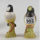 Beswick Black Capped Chickadee, model 2189 & Beswick Evening Grosbeak,