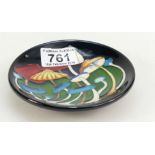 Moorcroft Pixie Parasols coaster No. Ed. 24 designer Emma Bossons 11.