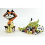 Lorna Bailey set of 2 limited edition cats.