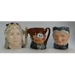 Royal Doulton large character jugs Old Charlie,