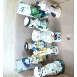 A collection of Kevin Francis guild issue figures and jugs (8)