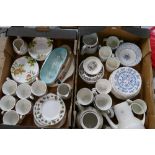 A mixed collection of ceramic items to include Royal Doulton Citrus Grove coffee set,