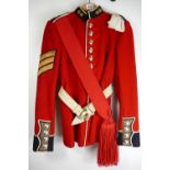British Scots Guards regimental Jacket, sash and belt.