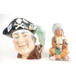 Royal Doulton large character jug Long John Silver D6335,