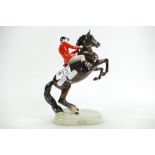 Beswick Huntsmen on rearing horse 868