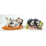 Lorna Bailey set of 2 limited edition cats,