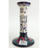 Moorcroft Mackintosh design candlestick,