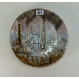 Cobridge Stoneware Charger with Sneyd Colliery design