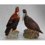 Beswick Matt Famous Grouse and Gleneagles Golden Eagle decanters(2)