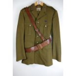 British No.2. Royal Army Uniform, jacket, trousers Sam Browne belt.