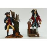 Royal Doulton resin Pirate Figures x 2