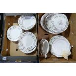 A Maddock dinner service to include plates, gravy jug, tureens, serving plates, etc.