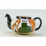 A early Lorna Bailey old ellgreave house & path teapot