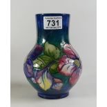Moorcroft Early Clematis Vase a/f
