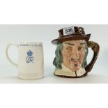 Royal Doulton large Character Jug Izaak Walton D6404,