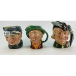 Royal Doulton large character jug Robin Hood D6528, Arriet,