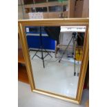 Large quality bevel edged mantle mirror