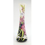 Moorcroft Wild Gladiolus vase Ltd. Ed.