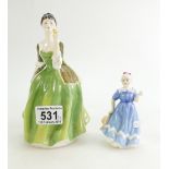 Royal Doulton lady figure Fleur HN2368,