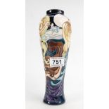 Moorcroft 'The Enchantresses' vase - Mermaids. Ltd. Ed. 30/30 signed by designer Emma Bossons.