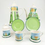 Carltonware lustre pottery 22 piece tea and coffee set designed by Roger Mitchell (22)