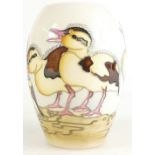 Moorcroft Spring Ducklings vase. Shape 102, height 13cm.