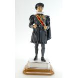 A Royal Worcester figure of 'The Privy Chamberlain of the Sword and Cape to the Pope in the