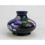 Moorcroft small vase decorated in the Anemone design, height 8cm.