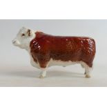 Beswick Hereford Bull 1363A