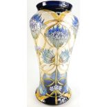 Moorcroft prestige Cornflower vase shape 95, height 51cm.