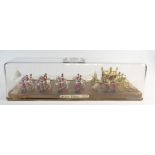 Silver Jubilee model of Queen Elizabeth in carraige with horses 1977,