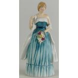 Royal Doulton prestige figure Lady Diana Spencer HN2885, limited edition with wooden plinth,