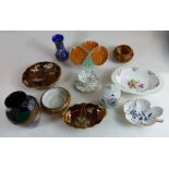 A collection of pottery including Shelley china, Carltonware Rouge Royale etc.